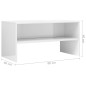 vidaXL Mobile TV Bianco Lucido 80x40x40 cm in Truciolato vidaXL Mobile TV Bianco Lucido 80x40x40 cm in Truciolato