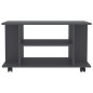 vidaXL Mobile TV con Ruote Grigio 80x40x40 cm in Truciolato vidaXL Mobile TV con Ruote Grigio 80x40x40 cm in Truciolato