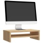 vidaXL Supporto per Schermo Rovere Sonoma 42x24x13 cm in Truciolato