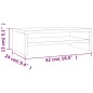 vidaXL Supporto per Schermo Rovere Sonoma 42x24x13 cm in Truciolato