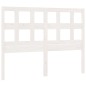 Testiera per Letto Bianca 205,5x4x100 cm Legno Massello di Pino Testiera per Letto Bianca 205,5x4x100 cm Legno Massello di Pino