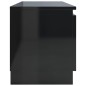 vidaXL Mobile TV Nero Lucido 120x30x35,5 cm in Truciolato vidaXL Mobile TV Nero Lucido 120x30x35,5 cm in Truciolato