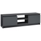 vidaXL Mobile TV Grigio Lucido 120x30x35,5 cm in Truciolato vidaXL Mobile TV Grigio Lucido 120x30x35,5 cm in Truciolato