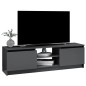 vidaXL Mobile TV Grigio Lucido 120x30x35,5 cm in Truciolato vidaXL Mobile TV Grigio Lucido 120x30x35,5 cm in Truciolato