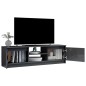 vidaXL Mobile TV Grigio Lucido 120x30x35,5 cm in Truciolato vidaXL Mobile TV Grigio Lucido 120x30x35,5 cm in Truciolato