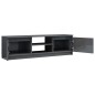 vidaXL Mobile TV Grigio Lucido 120x30x35,5 cm in Truciolato vidaXL Mobile TV Grigio Lucido 120x30x35,5 cm in Truciolato