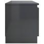 vidaXL Mobile TV Grigio Lucido 120x30x35,5 cm in Truciolato vidaXL Mobile TV Grigio Lucido 120x30x35,5 cm in Truciolato