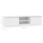 vidaXL Mobile Porta TV Bianco 140x40x35,5 cm in Legno Multistrato vidaXL Mobile Porta TV Bianco 140x40x35,5 cm in Legno Multistrato