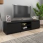 vidaXL Mobile Porta TV Nero 140x40x35,5 cm in Legno Multistrato