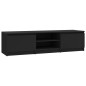 vidaXL Mobile Porta TV Nero 140x40x35,5 cm in Legno Multistrato