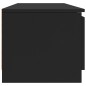 vidaXL Mobile Porta TV Nero 140x40x35,5 cm in Legno Multistrato