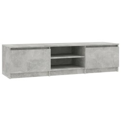 vidaXL Mobile TV Grigio Cemento 140x40x35,5 cm in Truciolato