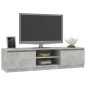 vidaXL Mobile TV Grigio Cemento 140x40x35,5 cm in Truciolato