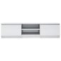 vidaXL Mobile Porta TV Bianco Lucido 140x40x35,5 cm Legno Multistrato vidaXL Mobile Porta TV Bianco Lucido 140x40x35,5 cm Legno Multistrato