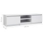 vidaXL Mobile Porta TV Bianco Lucido 140x40x35,5 cm Legno Multistrato vidaXL Mobile Porta TV Bianco Lucido 140x40x35,5 cm Legno Multistrato