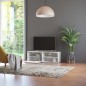 vidaXL Mobile Porta TV Bianco 120x34x37 cm in Legno Multistrato vidaXL Mobile Porta TV Bianco 120x34x37 cm in Legno Multistrato