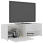 vidaXL Mobile Porta TV Bianco 120x34x37 cm in Legno Multistrato vidaXL Mobile Porta TV Bianco 120x34x37 cm in Legno Multistrato