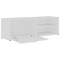 vidaXL Mobile Porta TV Bianco 120x34x37 cm in Legno Multistrato vidaXL Mobile Porta TV Bianco 120x34x37 cm in Legno Multistrato