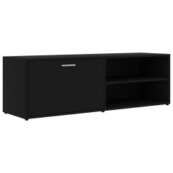vidaXL Mobile Porta TV Nero 120x34x37 cm in Truciolato