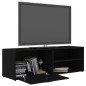 vidaXL Mobile Porta TV Nero 120x34x37 cm in Truciolato vidaXL Mobile Porta TV Nero 120x34x37 cm in Truciolato