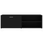 vidaXL Mobile Porta TV Nero 120x34x37 cm in Truciolato vidaXL Mobile Porta TV Nero 120x34x37 cm in Truciolato