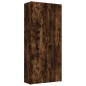 vidaXL Scarpiera Rovere Fumo 80x35,5x180 cm in Legno Multistrato vidaXL Scarpiera Rovere Fumo 80x35,5x180 cm in Legno Multistrato