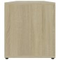vidaXL Mobile Porta TV Rovere Sonoma 120x34x37 cm in Legno Multistrato
