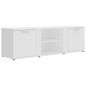 vidaXL Mobile Porta TV Bianco 120x34x37 cm in Legno Multistrato vidaXL Mobile Porta TV Bianco 120x34x37 cm in Legno Multistrato