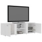 vidaXL Mobile Porta TV Bianco 120x34x37 cm in Legno Multistrato vidaXL Mobile Porta TV Bianco 120x34x37 cm in Legno Multistrato