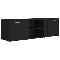 vidaXL Mobile Porta TV Nero 120x34x37 cm in Truciolato