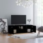 vidaXL Mobile Porta TV Nero 120x34x37 cm in Truciolato vidaXL Mobile Porta TV Nero 120x34x37 cm in Truciolato
