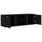 vidaXL Mobile Porta TV Nero 120x34x37 cm in Truciolato vidaXL Mobile Porta TV Nero 120x34x37 cm in Truciolato