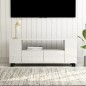 vidaXL Mobile Porta TV Bianco Lucido 120x35x48 cm in Legno Multistrato vidaXL Mobile Porta TV Bianco Lucido 120x35x48 cm in Legno Multistrato