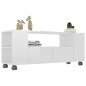vidaXL Mobile Porta TV Bianco Lucido 120x35x48 cm in Legno Multistrato vidaXL Mobile Porta TV Bianco Lucido 120x35x48 cm in Legno Multistrato