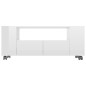 vidaXL Mobile Porta TV Bianco Lucido 120x35x48 cm in Legno Multistrato vidaXL Mobile Porta TV Bianco Lucido 120x35x48 cm in Legno Multistrato