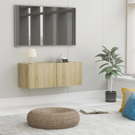 vidaXL Mobile TV Rovere Sonoma 80x30x30 cm in Truciolato