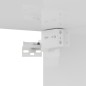 vidaXL Mobile Porta TV Bianco Lucido 100x30x30 cm in Legno Multistrato