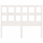 Testiera per Letto Bianca 205,5x4x100 cm Legno Massello di Pino Testiera per Letto Bianca 205,5x4x100 cm Legno Massello di Pino
