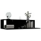 vidaXL Mobile Porta TV Nero 120x30x30 cm in Legno Multistrato vidaXL Mobile Porta TV Nero 120x30x30 cm in Legno Multistrato