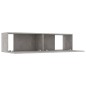 vidaXL Mobile TV Grigio Cemento 120x30x30 cm in Truciolato