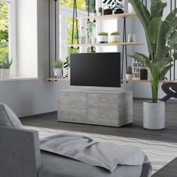 vidaXL Mobile Porta TV Grigio Cemento 80x34x36 cm in Truciolato