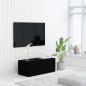vidaXL Mobile TV Nero 80x34x30 cm in Truciolato vidaXL Mobile TV Nero 80x34x30 cm in Truciolato