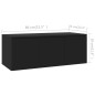 vidaXL Mobile TV Nero 80x34x30 cm in Truciolato vidaXL Mobile TV Nero 80x34x30 cm in Truciolato