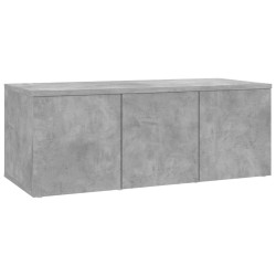 vidaXL Mobile TV Grigio Cemento 80x34x30 cm in Truciolato