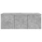 vidaXL Mobile TV Grigio Cemento 80x34x30 cm in Truciolato vidaXL Mobile TV Grigio Cemento 80x34x30 cm in Truciolato