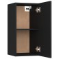 vidaXL Mobile TV Nero 30,5x30x60 cm in Truciolato vidaXL Mobile TV Nero 30,5x30x60 cm in Truciolato