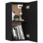 vidaXL Mobile TV Nero 30,5x30x60 cm in Truciolato vidaXL Mobile TV Nero 30,5x30x60 cm in Truciolato