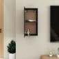 vidaXL Mobile TV Nero 30,5x30x60 cm in Truciolato vidaXL Mobile TV Nero 30,5x30x60 cm in Truciolato