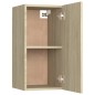 vidaXL Mobili TV Rovere Sonoma 2 pz 30,5x30x60 cm in Truciolato vidaXL Mobili TV Rovere Sonoma 2 pz 30,5x30x60 cm in Truciolato