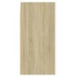 vidaXL Mobile TV Bianco e Rovere Sonoma 30,5x30x60 cm in Truciolato vidaXL Mobile TV Bianco e Rovere Sonoma 30,5x30x60 cm in Truciolato